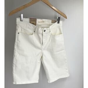 LEVI'S White Bermuda Shorts Jean Shaping Size 28 Streetwear